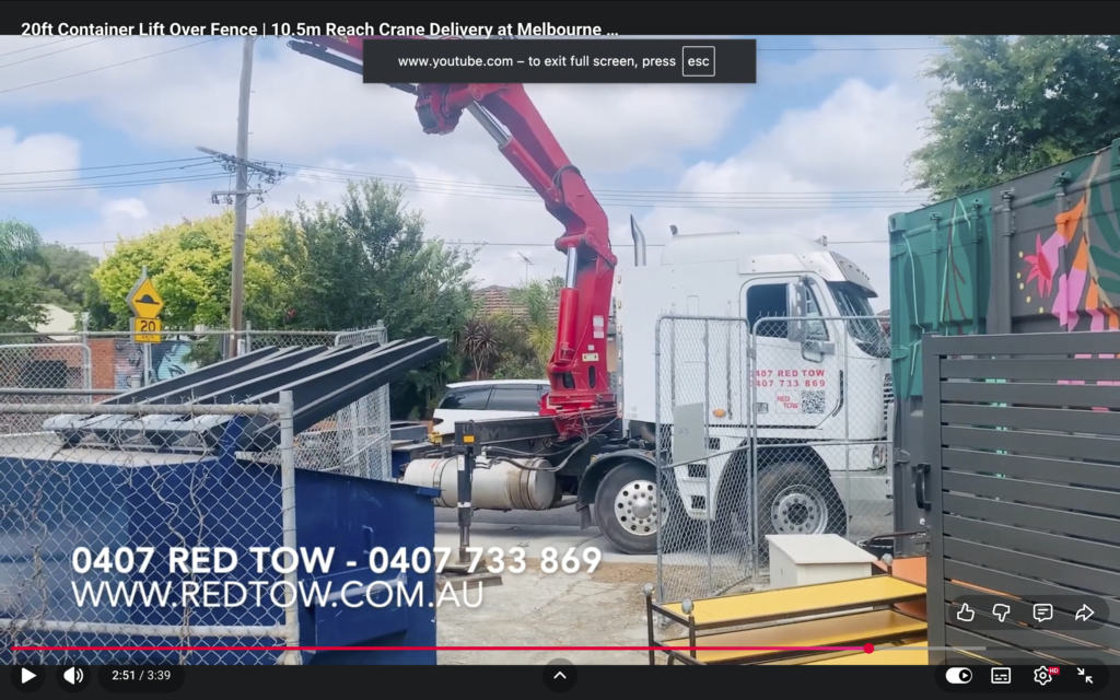 Large Crane Truck