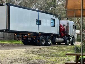 30ft Modular Home Transport and Crane Services